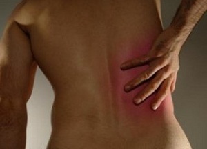 the back pain in the right side