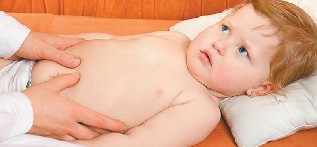the back pain and abdomen in a child